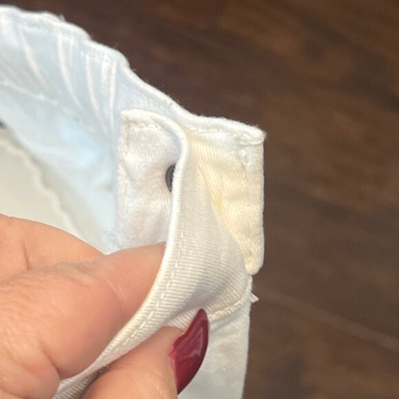 HUE White Distressed Jeggings Denim Leggings XL - Picture 7 of 10